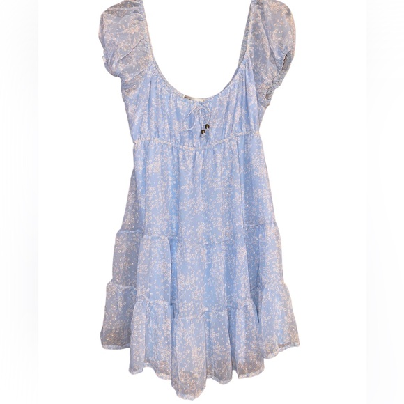 Hello Molly ‘Dancing In The Rain Dress’ - Blue - Size M - Picture 7 of 9